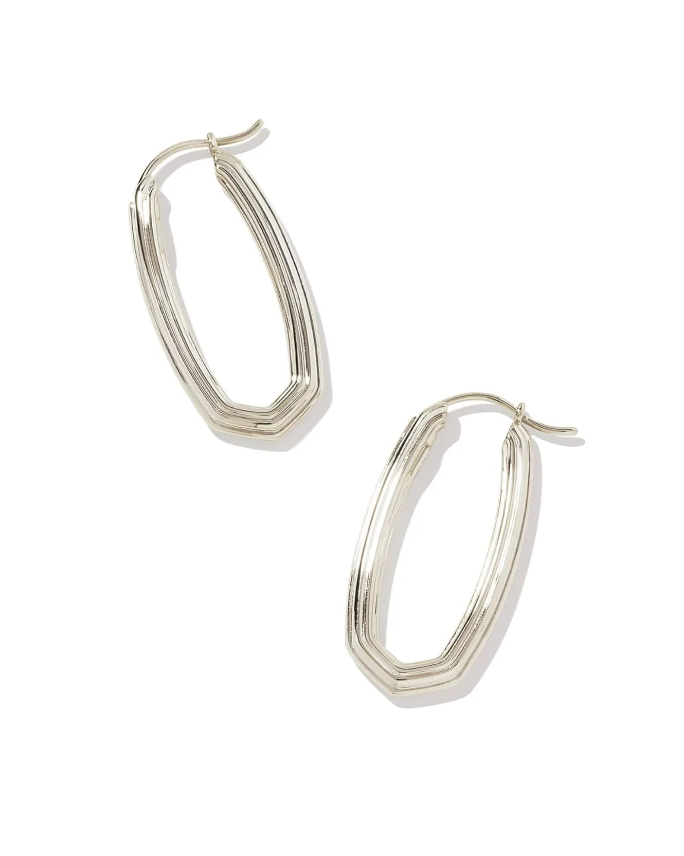 Heather Hoop Earring - Silver
