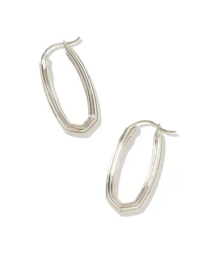 Heather Hoop Earring - Silver