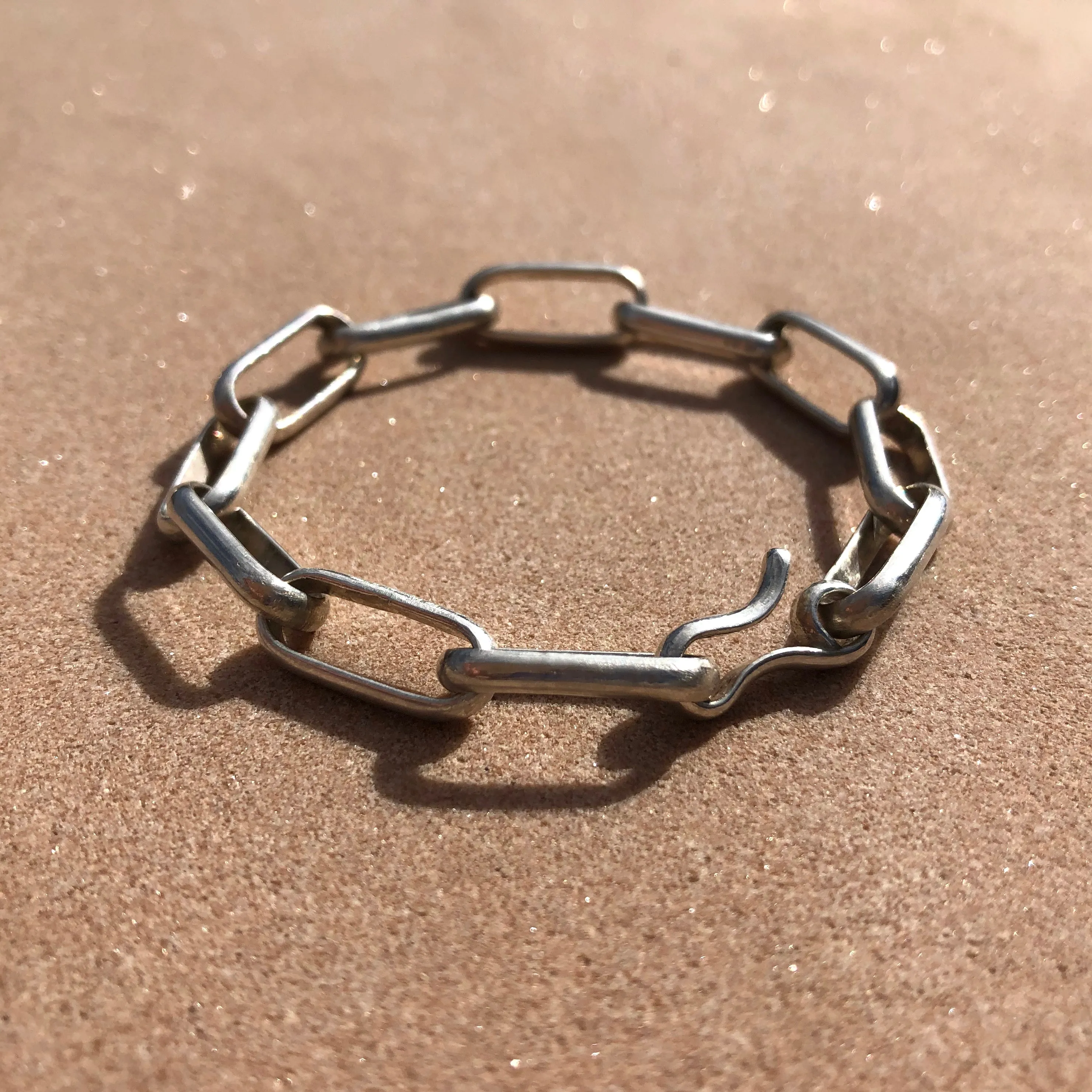 Heavy Metal small link bracelet