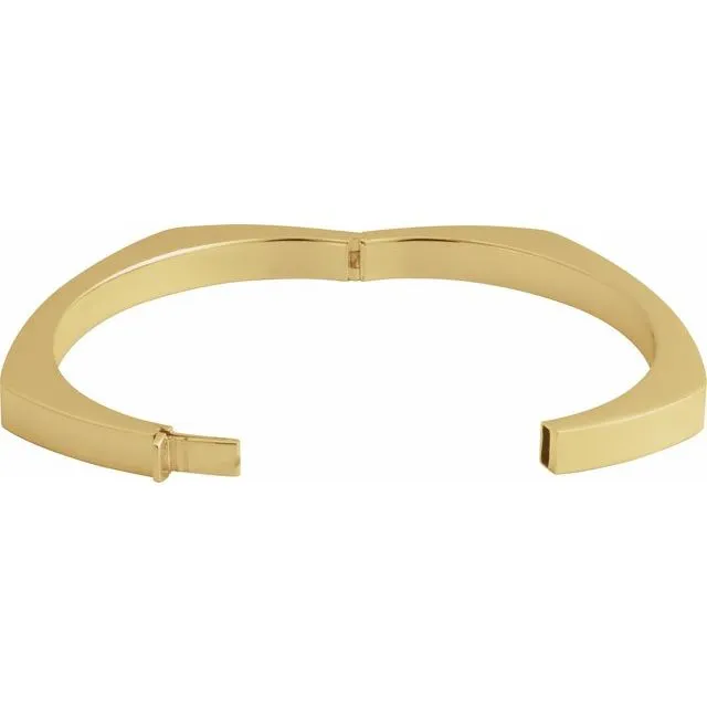 Hinged Bangle Bracelet