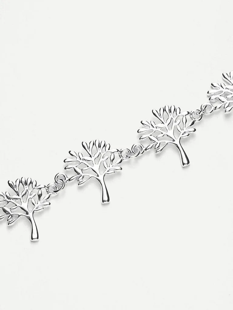 Hollow Tree Design Link Bracelet