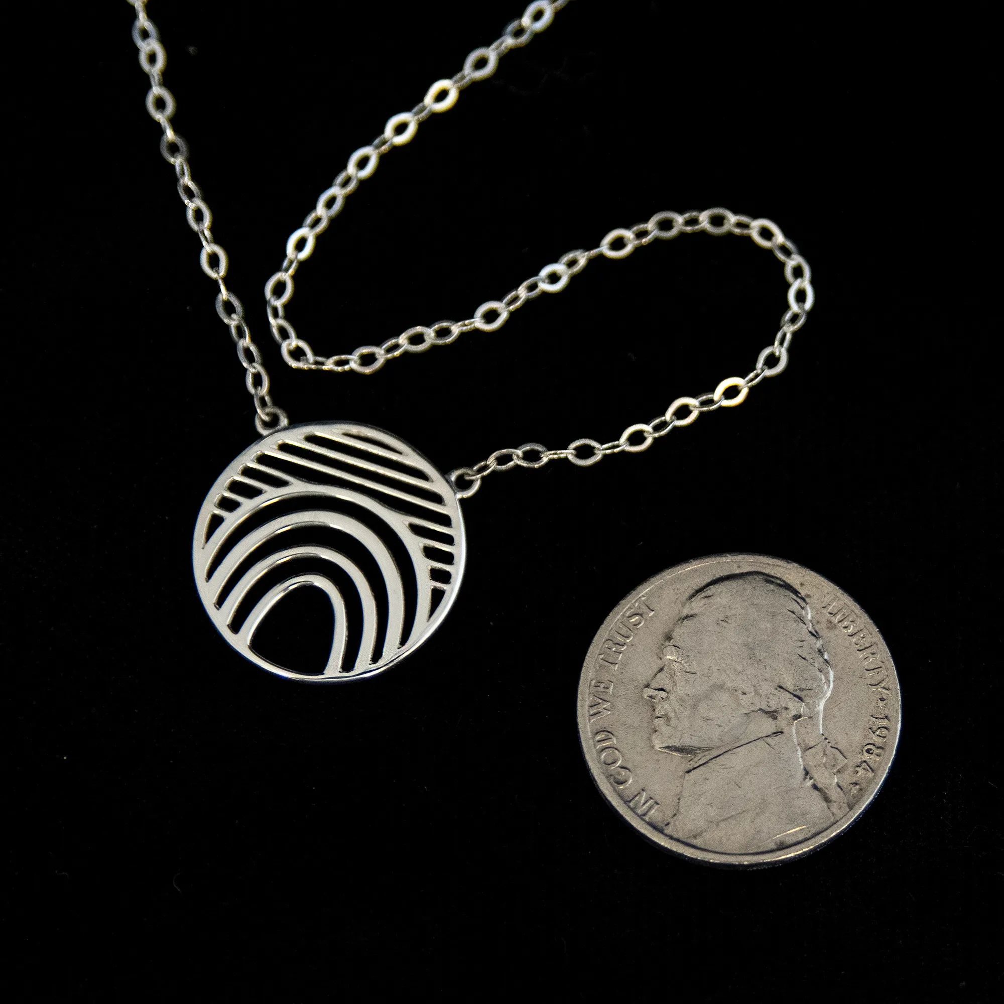 hope 18mm necklace • keep fighting