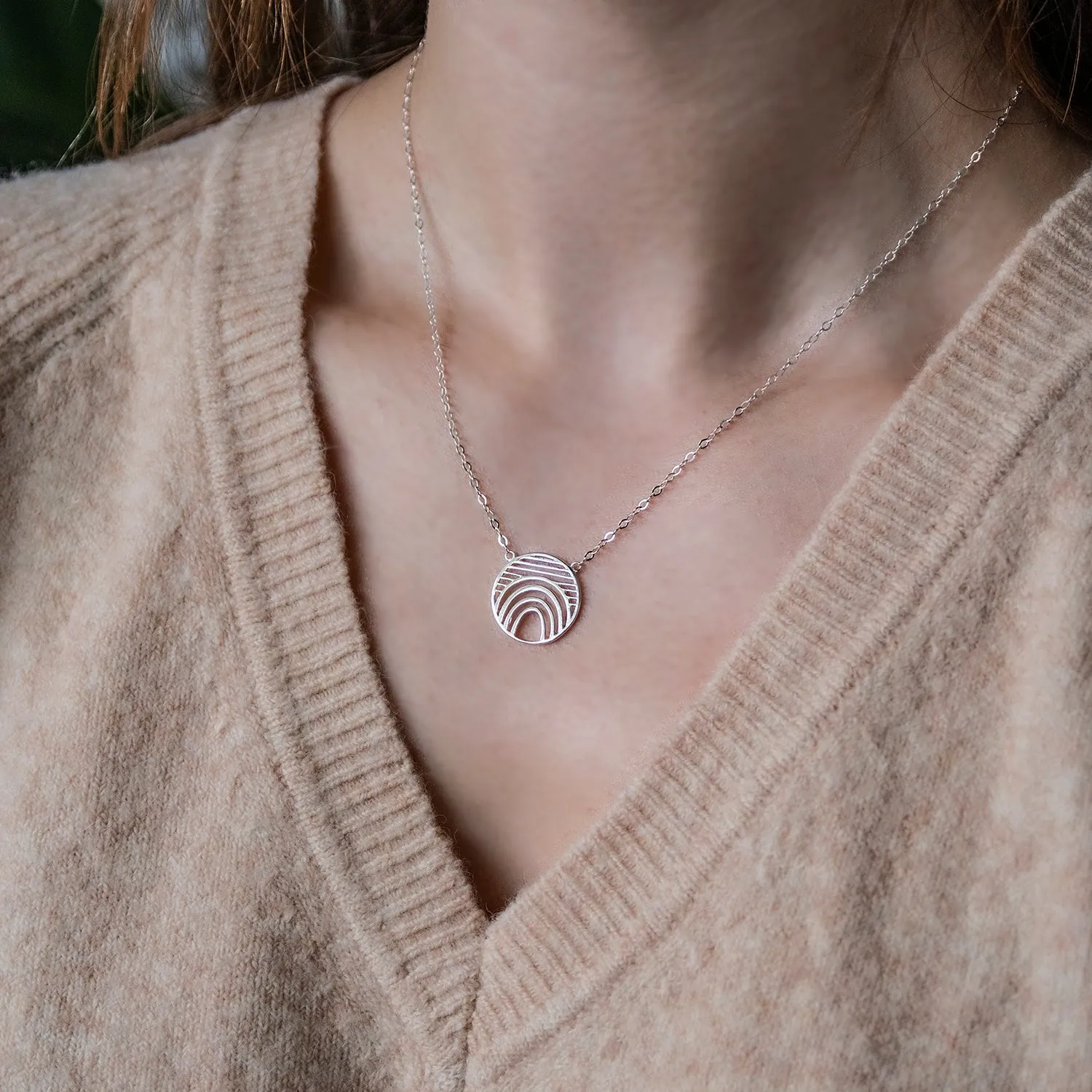 hope 18mm necklace • keep fighting