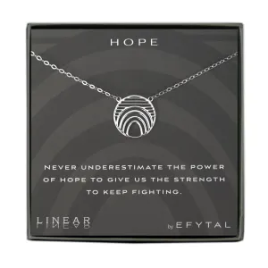 hope 18mm necklace • keep fighting