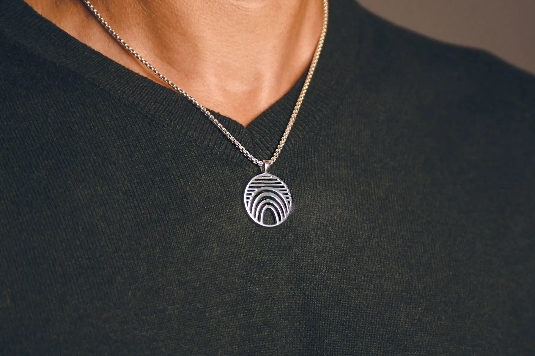 hope 25mm necklace • keep fighting