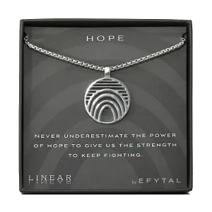 hope 25mm necklace • keep fighting