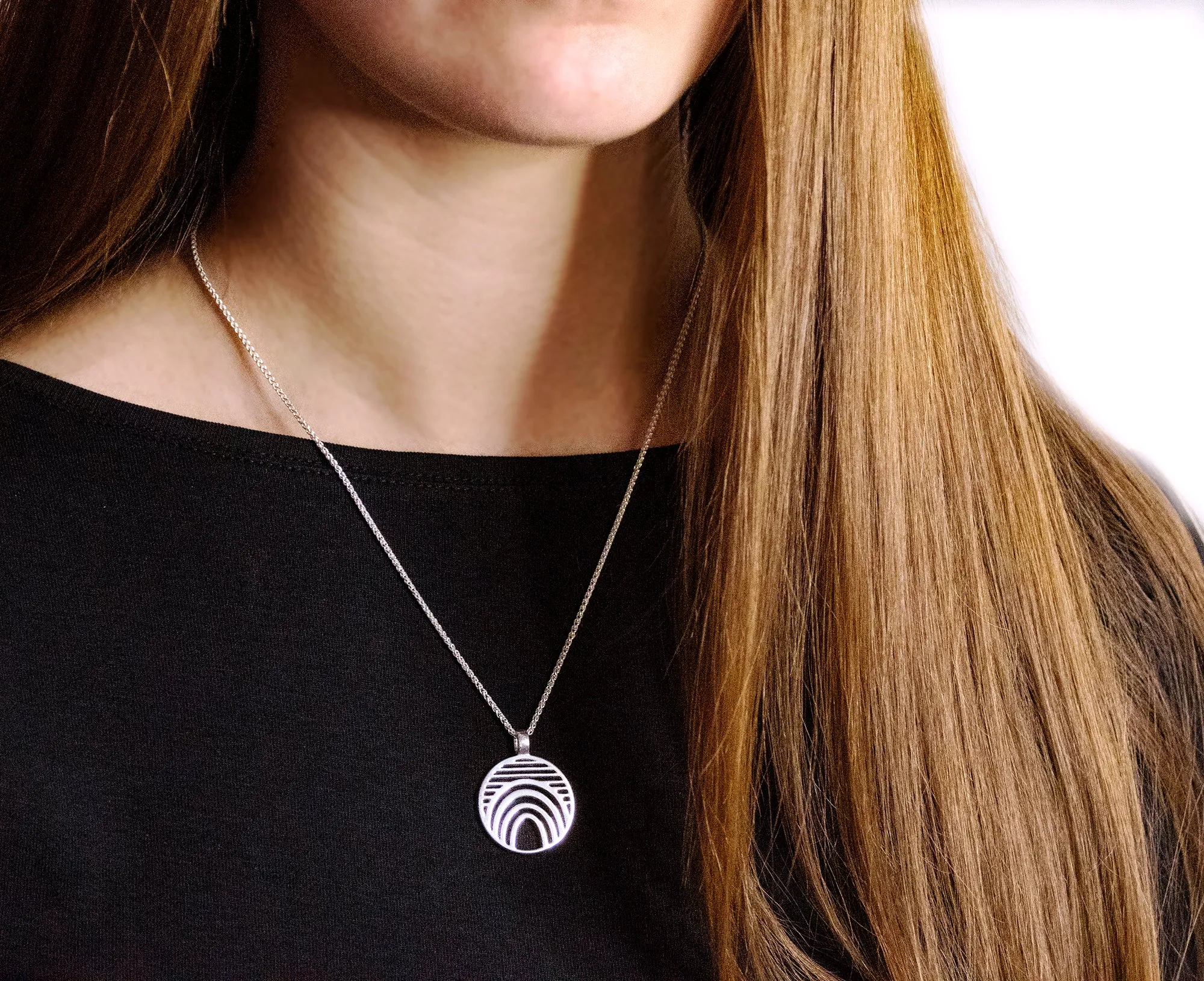hope 25mm necklace • keep fighting