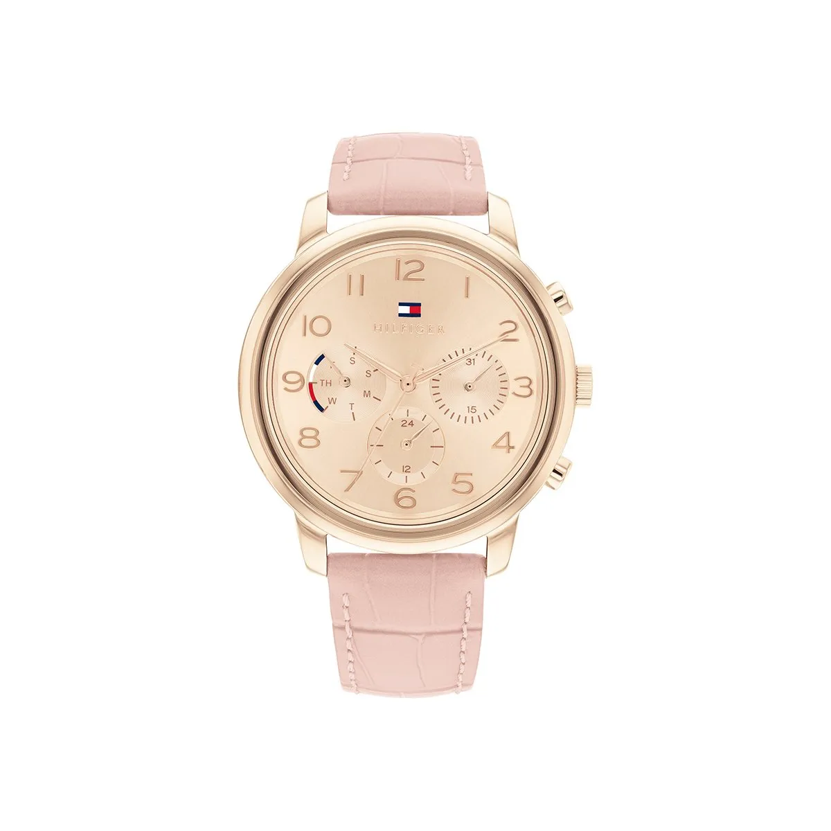 Isabel 38M Ip Gold Watch With Blush Strap