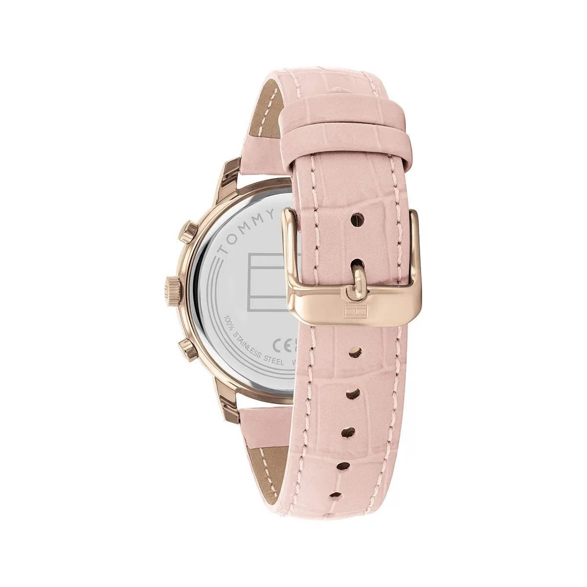 Isabel 38M Ip Gold Watch With Blush Strap