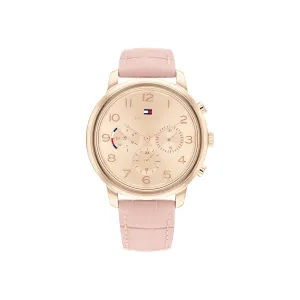 Isabel 38M Ip Gold Watch With Blush Strap