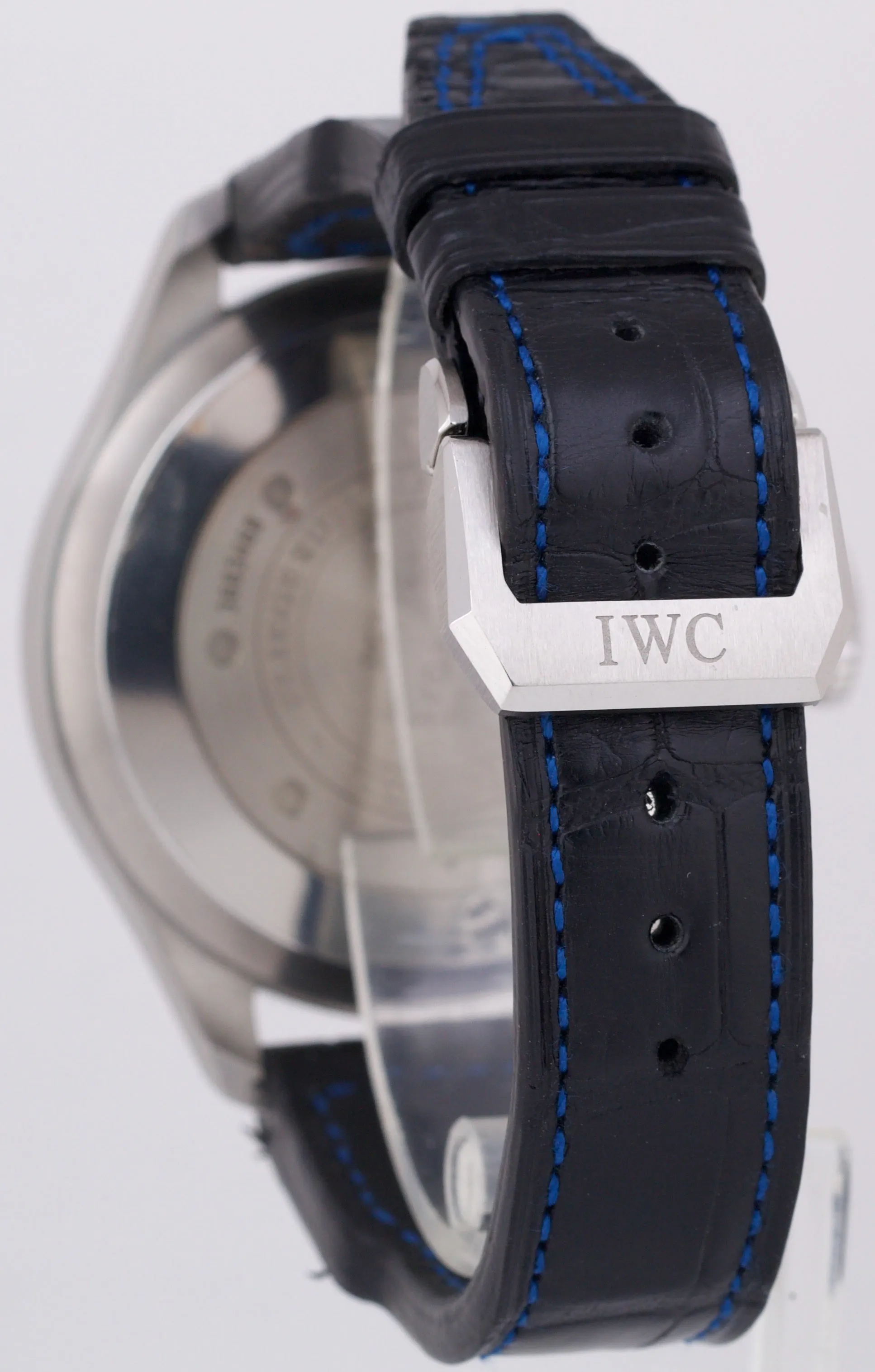 IWC Big Pilot BLUE VEGAS Boutique Edition 46mm BLUE Black Leather Steel IW500429