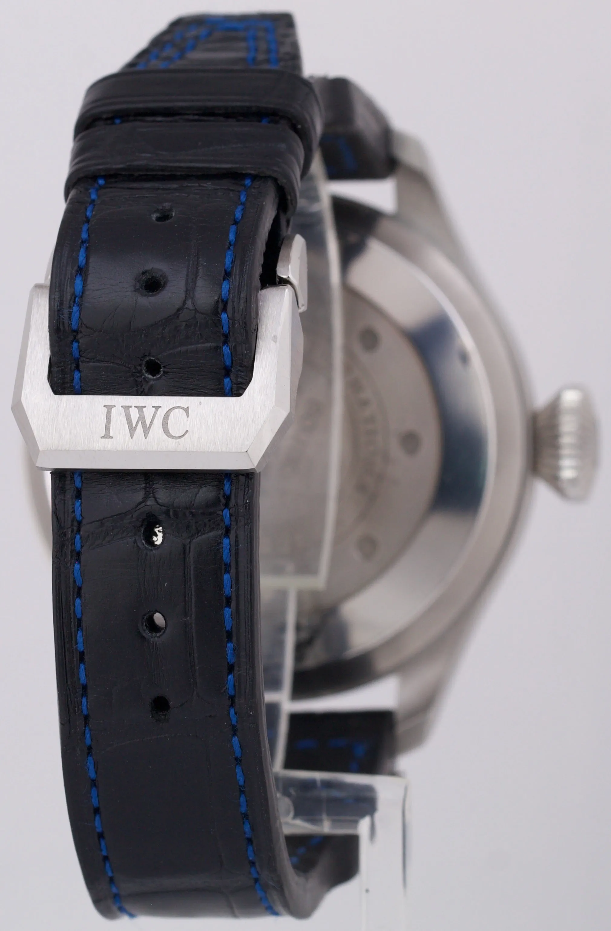 IWC Big Pilot BLUE VEGAS Boutique Edition 46mm BLUE Black Leather Steel IW500429