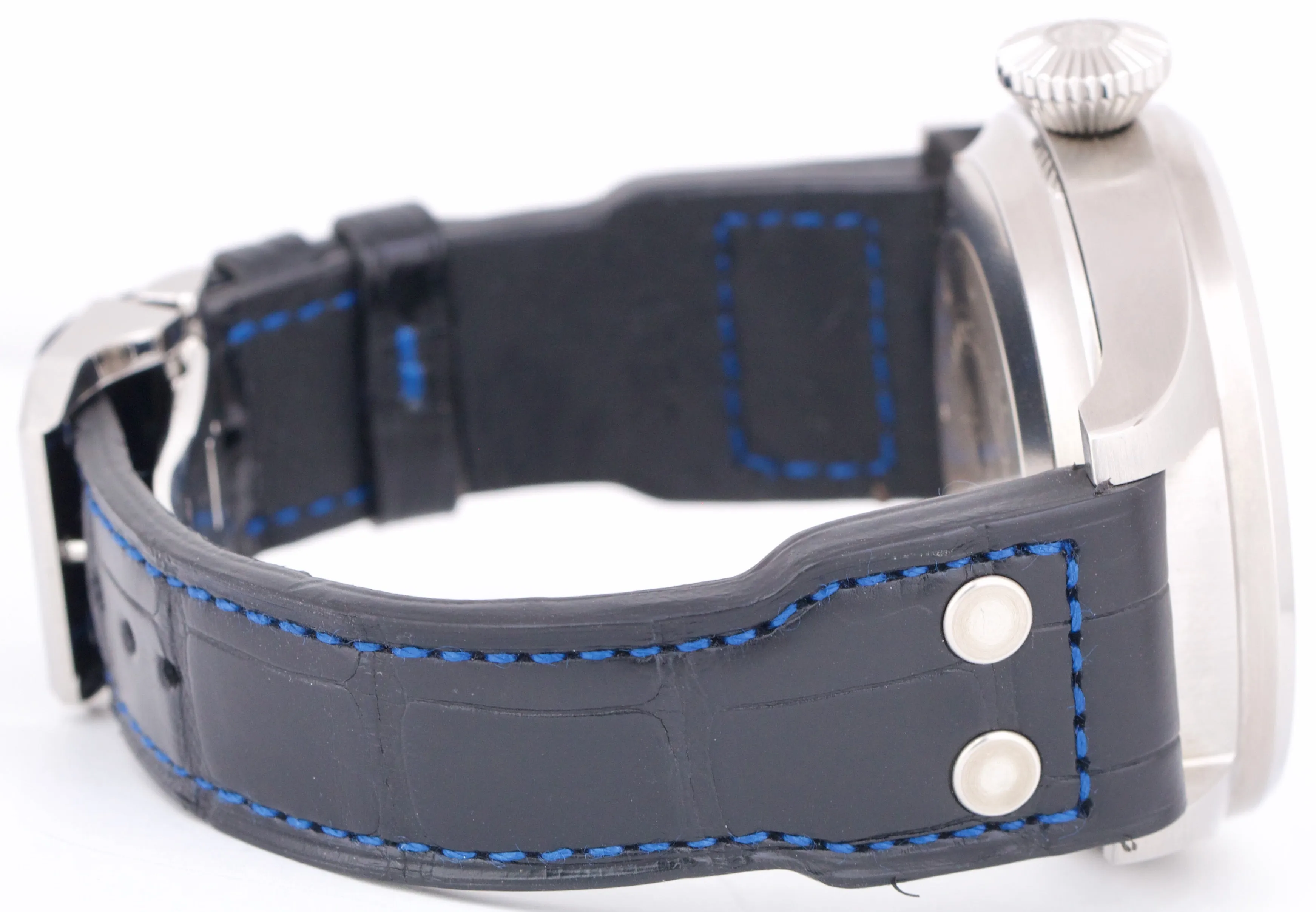IWC Big Pilot BLUE VEGAS Boutique Edition 46mm BLUE Black Leather Steel IW500429