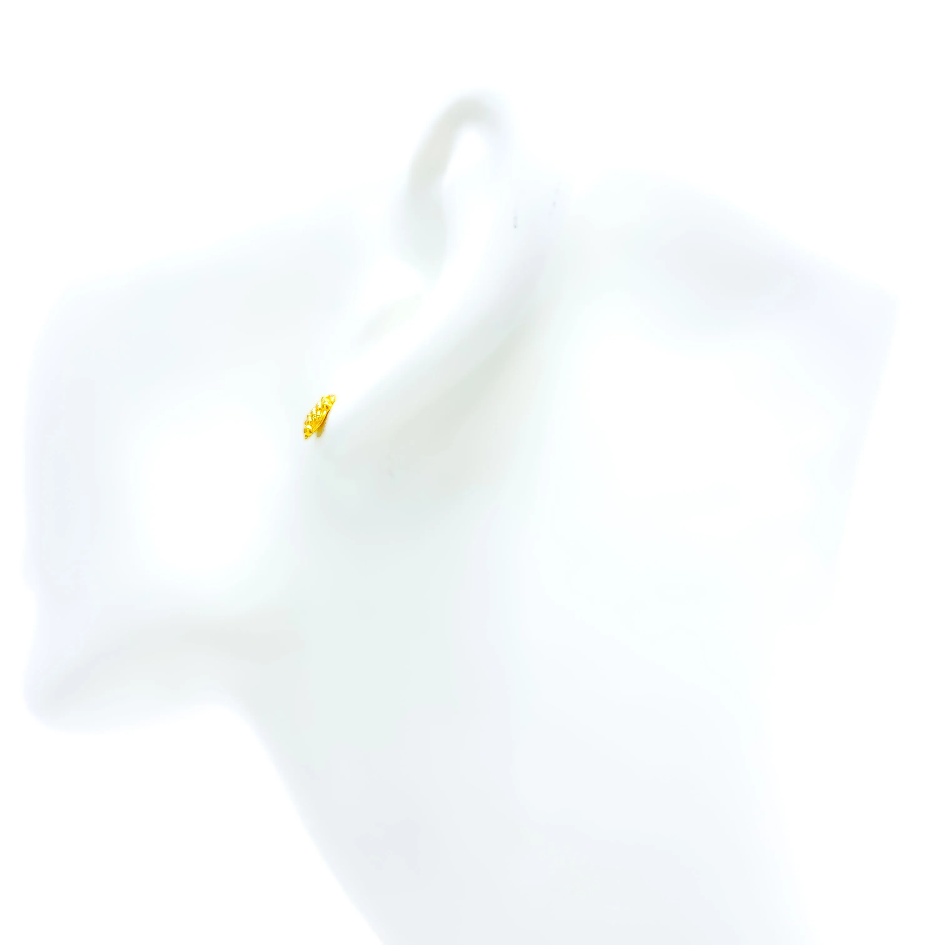 Jazzy Sleek 22k Gold Baby Earrings