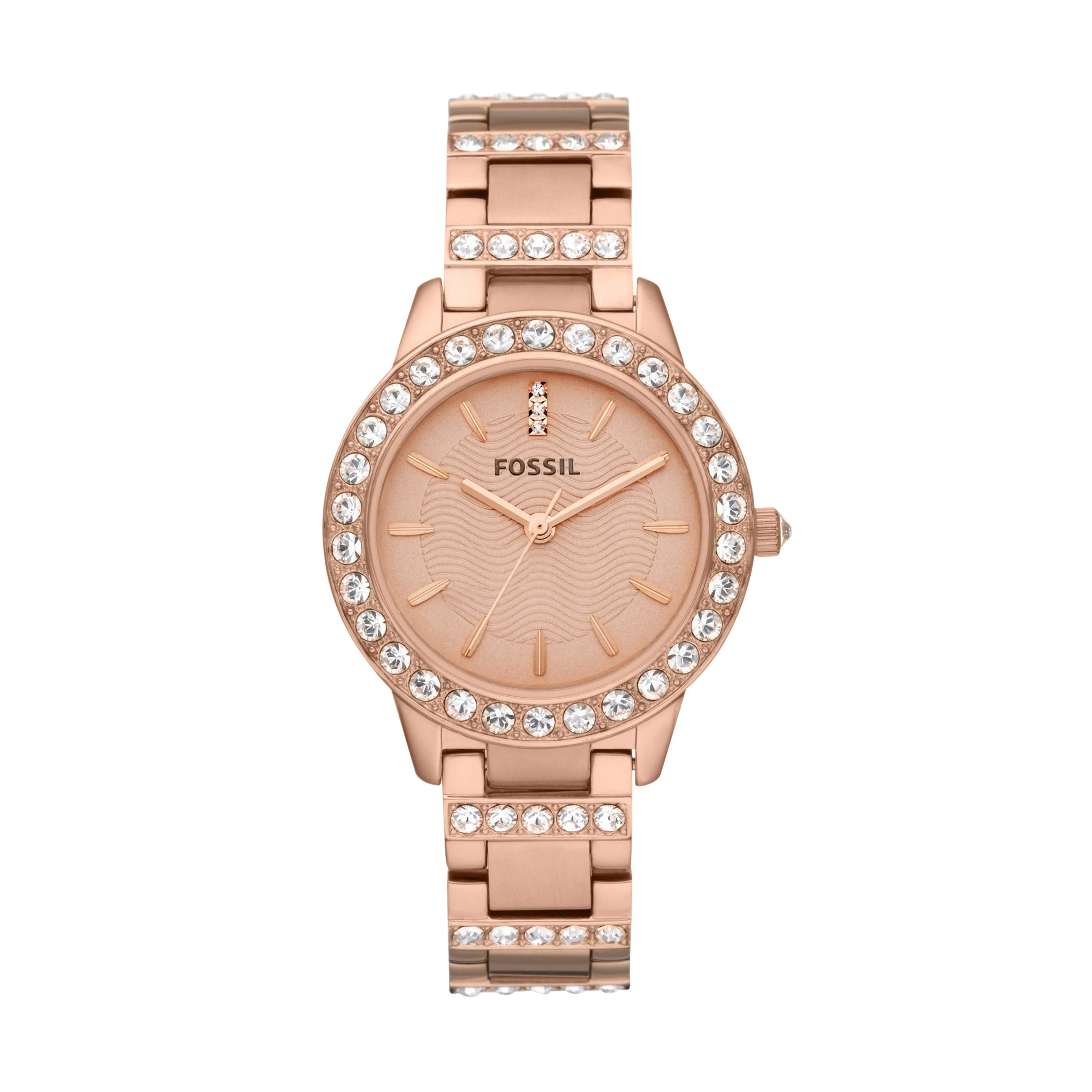 Jesse Rose-Tone Stainless Steel Watch