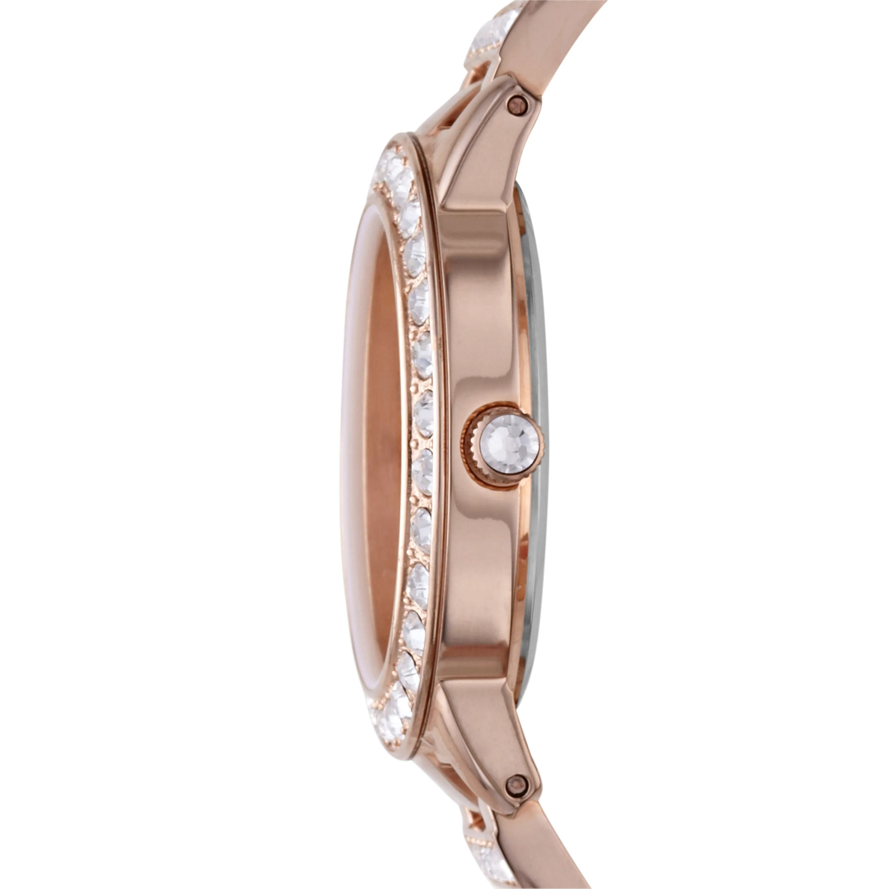 Jesse Rose-Tone Stainless Steel Watch