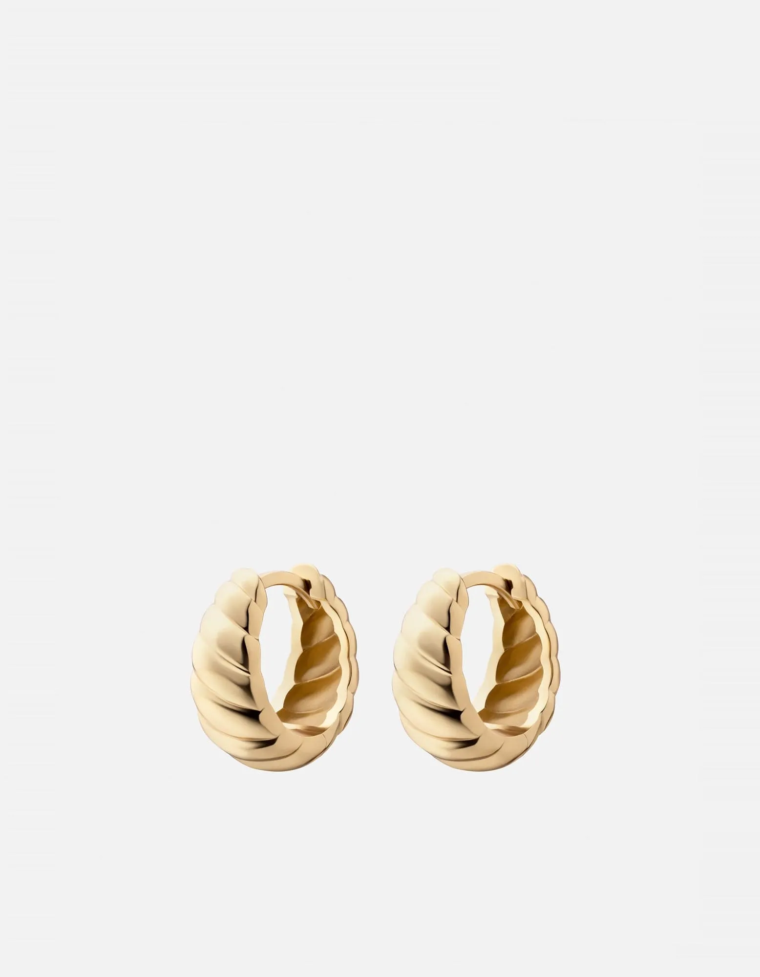 Khari Croissant Huggies, Gold Vermeil