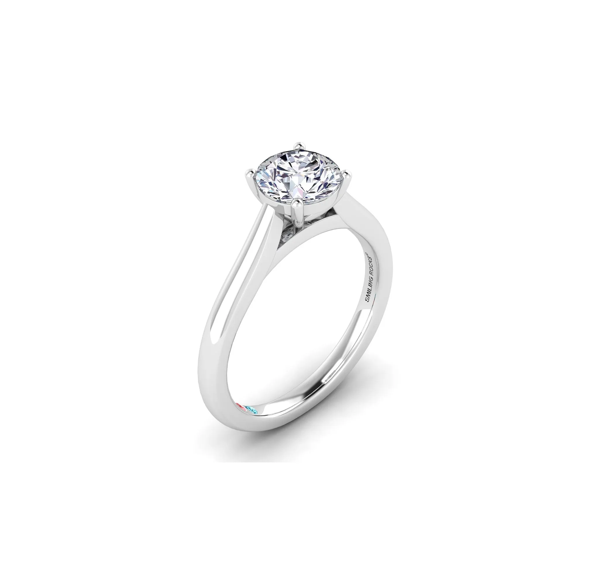 Lab Grown Diamond Solitaire Engagement Ring