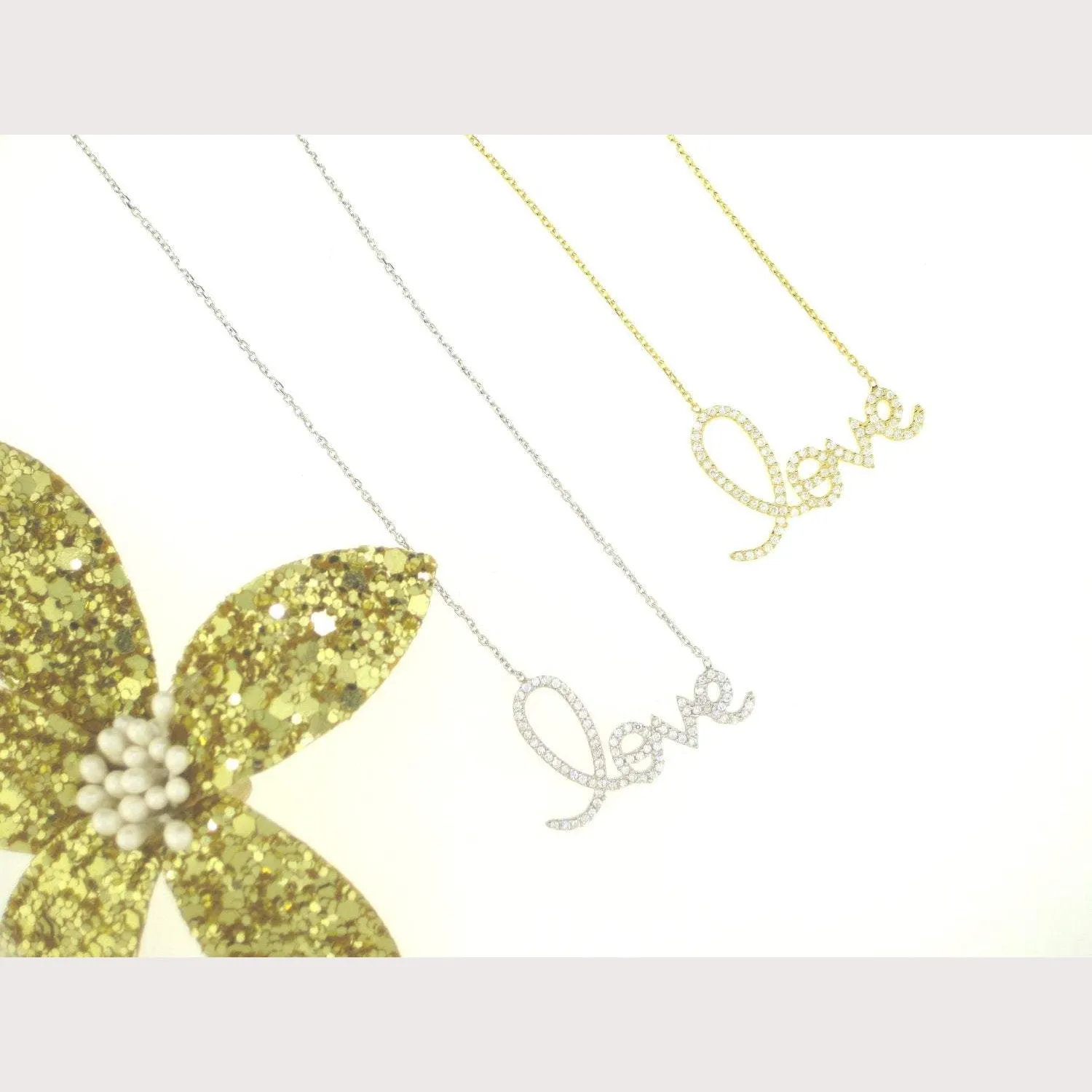 Large LOVE Necklace