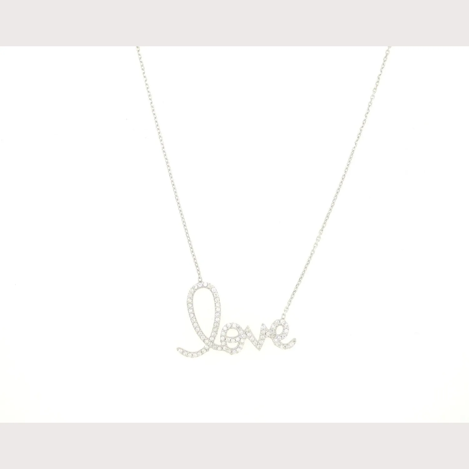 Large LOVE Necklace