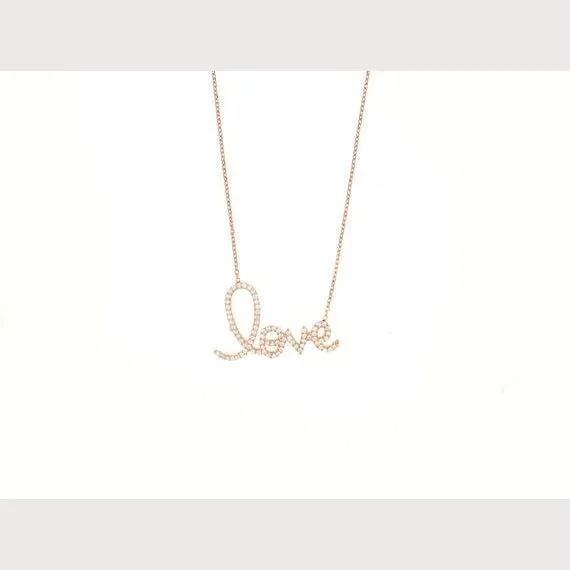 Large LOVE Necklace