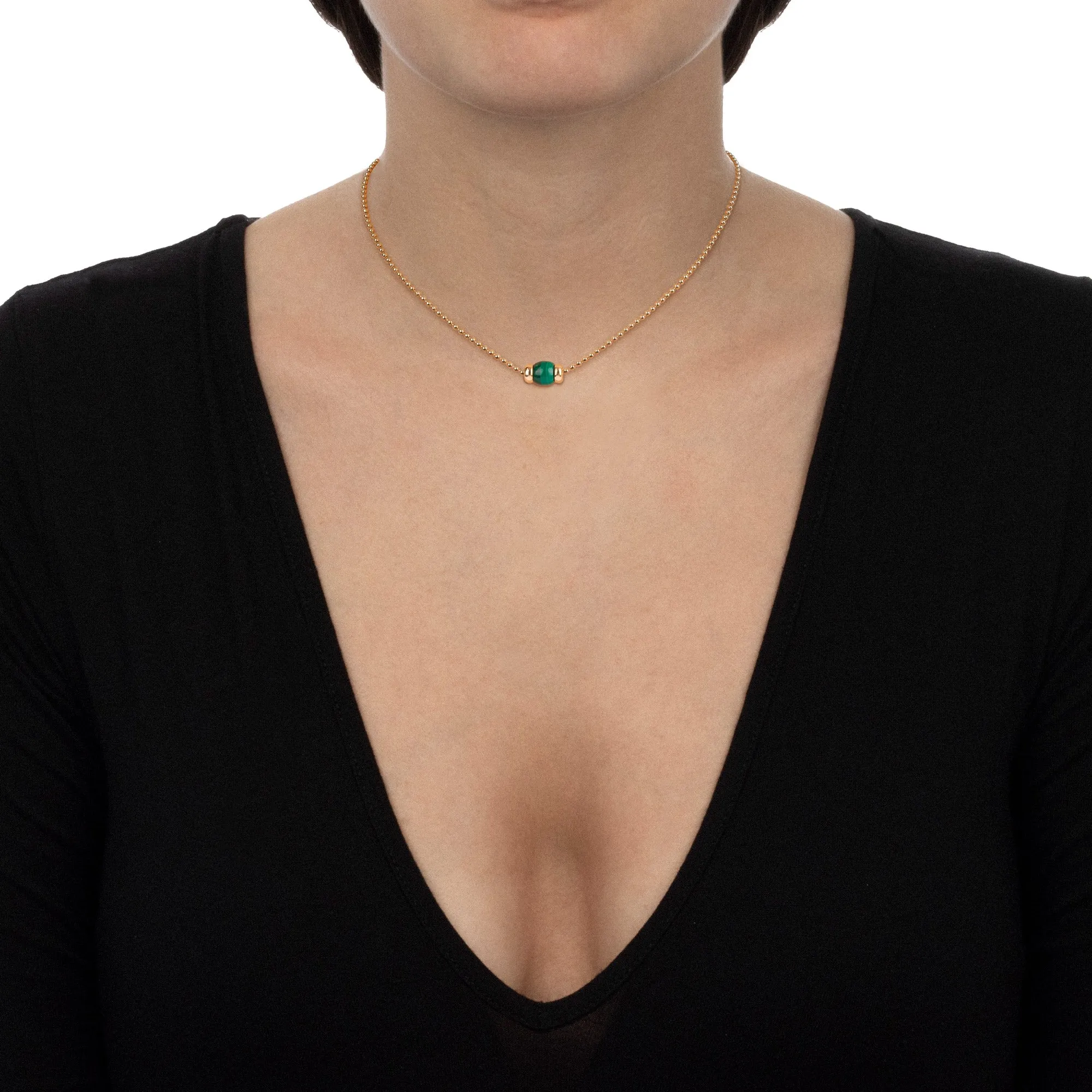 Le Carrousel Necklace Malachite