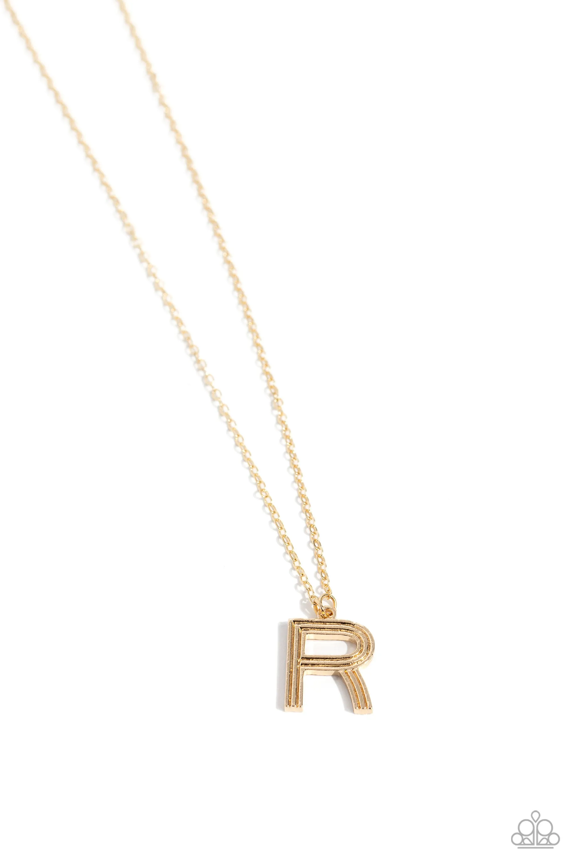 Leave Your Initial - R - Gold