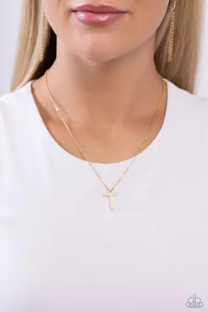 Leave Your Initial - T - Gold