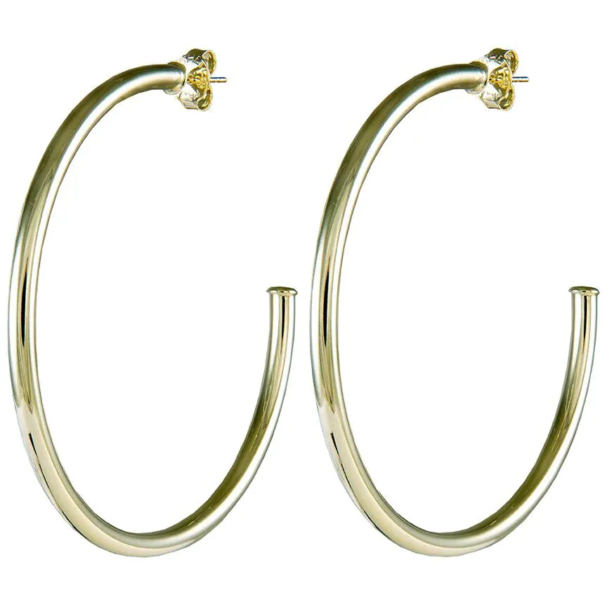 Liana Hoops (Polished Gold)
