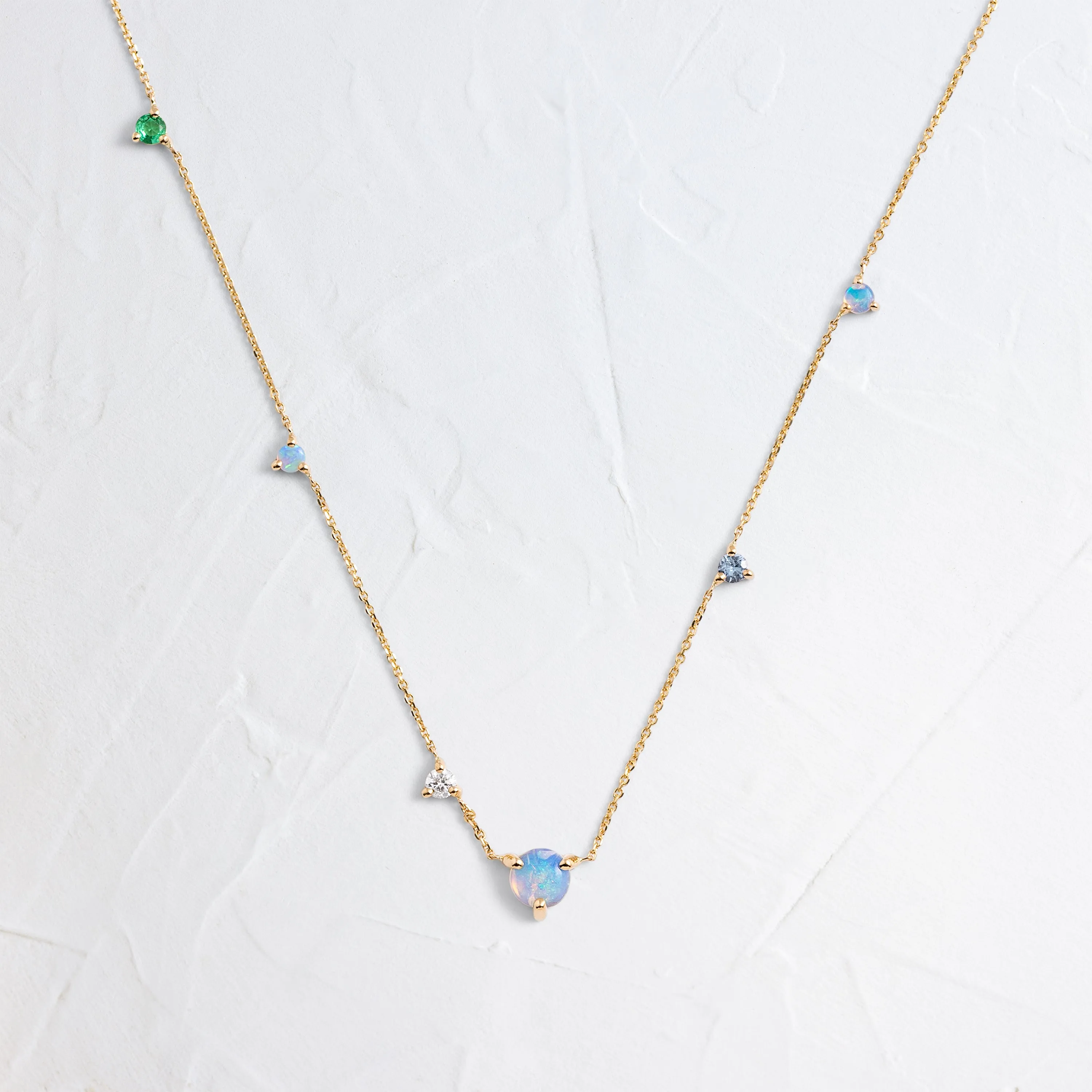 Linear Chain Necklace - In Stock