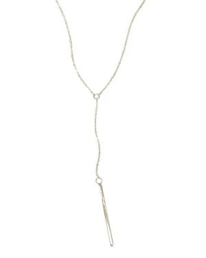 Linear Y Necklace