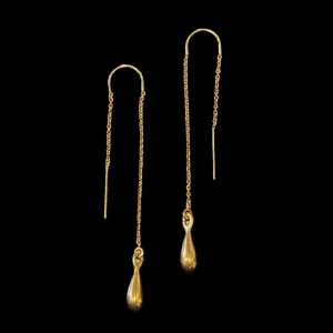 Liquid Gold Ear Threaders