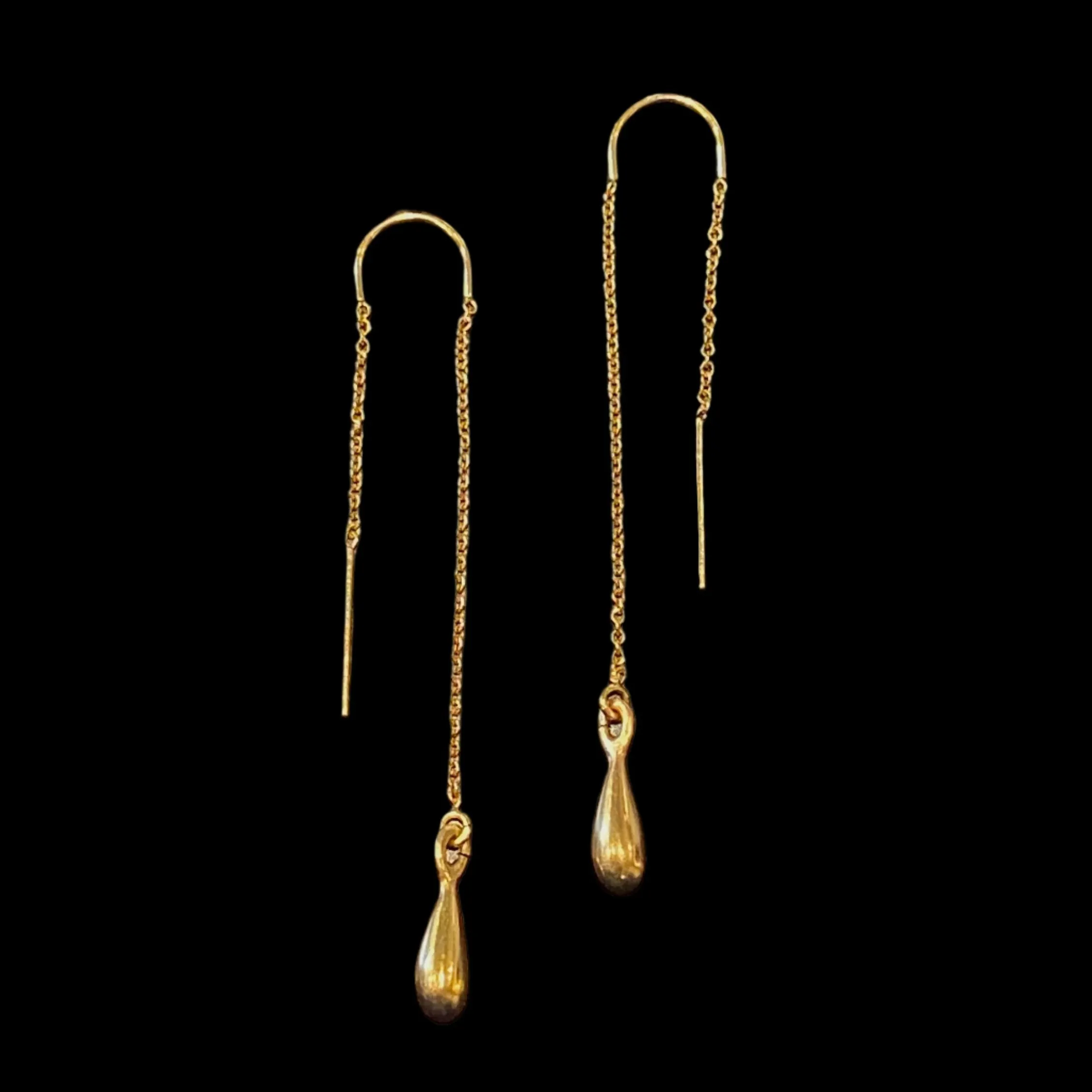 Liquid Gold Ear Threaders