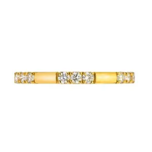 Luna 3 Stone Diamond Band