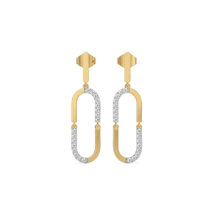 Lustre Loop Drop Earrings
