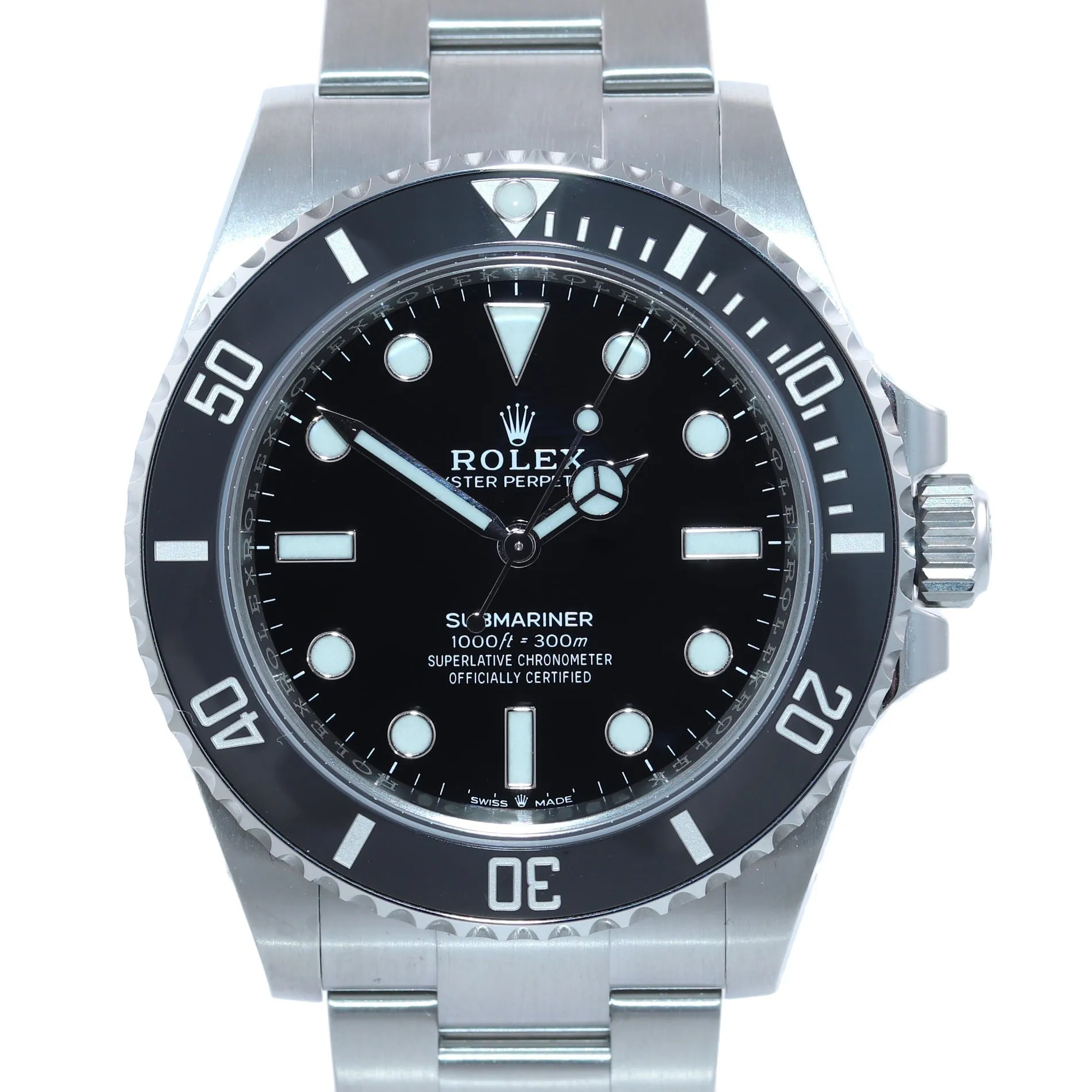 MAY 2022 BRAND NEW PAPERS Rolex Submariner 41mm Black Ceramic 124060LN Watch