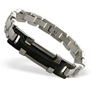 Mens Stainless Steel Cuff Bangle Bracelet