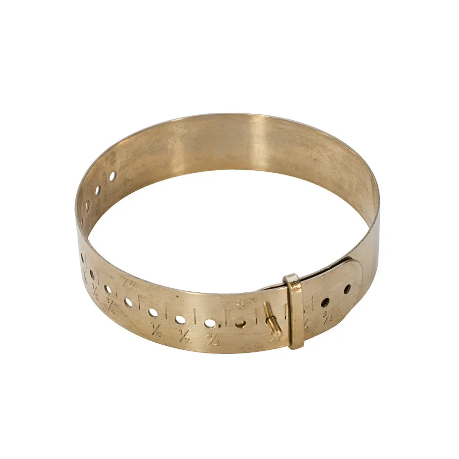 Metal Bracelet Measuring Gauge - Inches