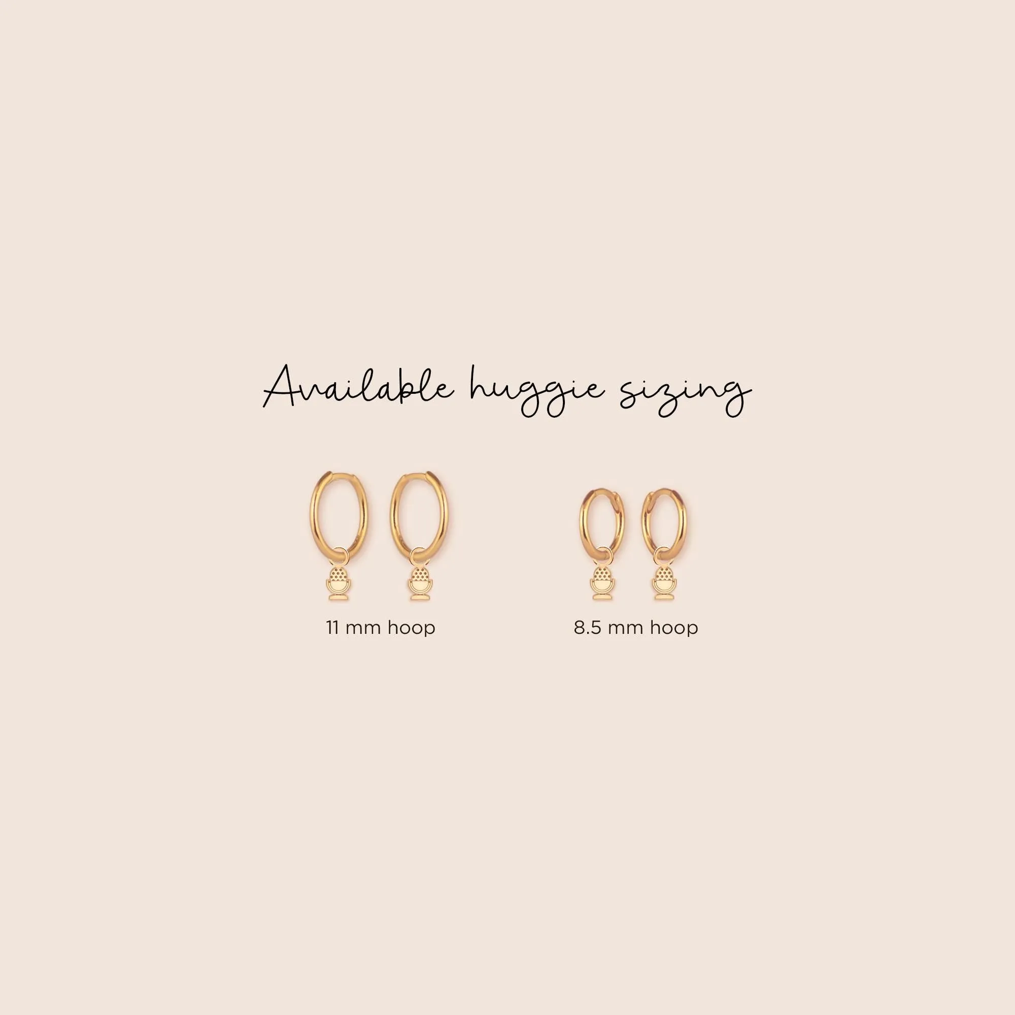 Microphone Huggie Hoops