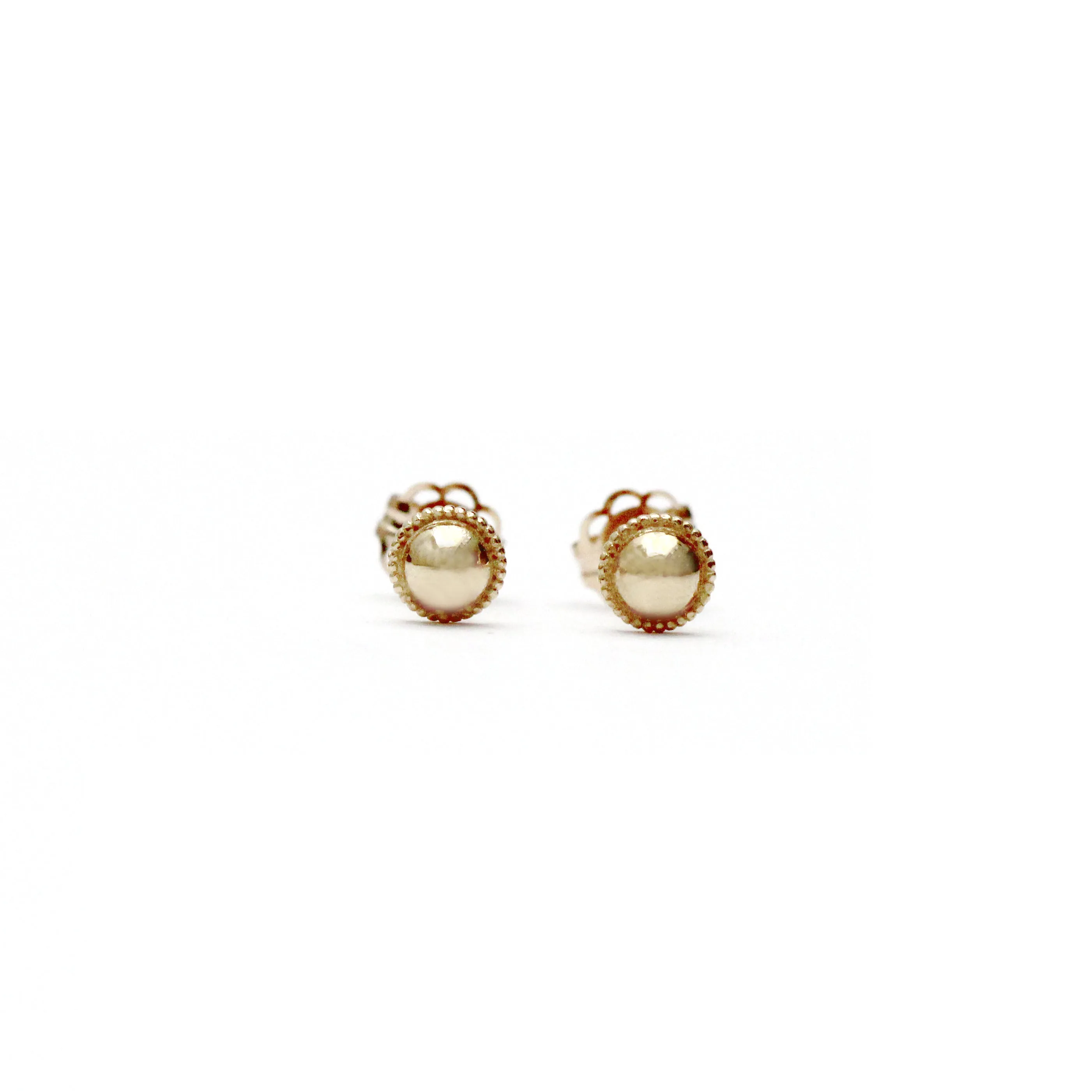 Mini Half Dome Earrings