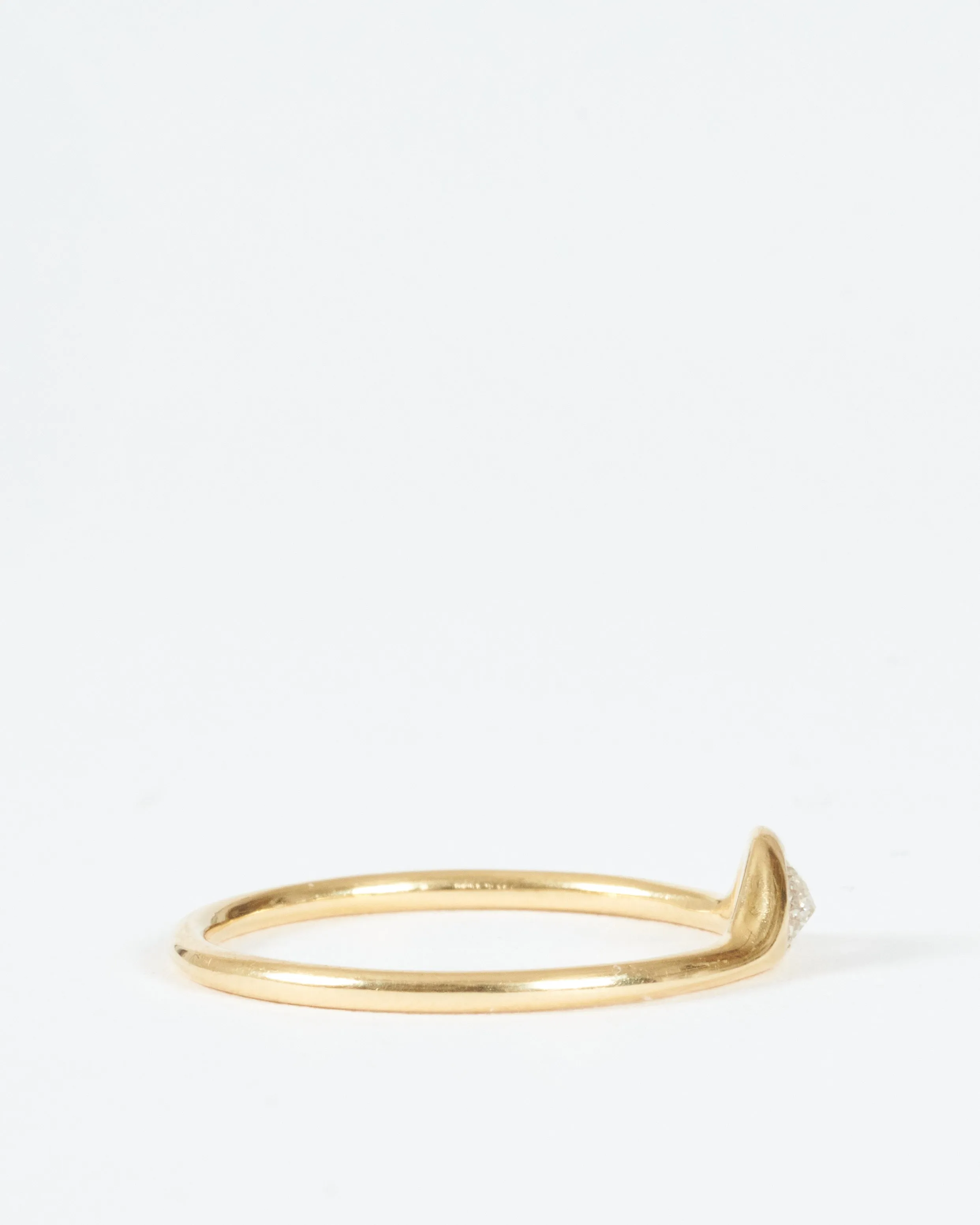 mini shape ring - half moon