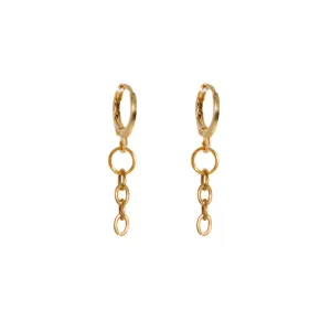 Minimalist Chain Drop Earrings | by Ifemi Jewels
