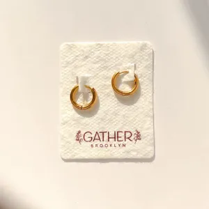Minimalist Gold Hoop Earrings