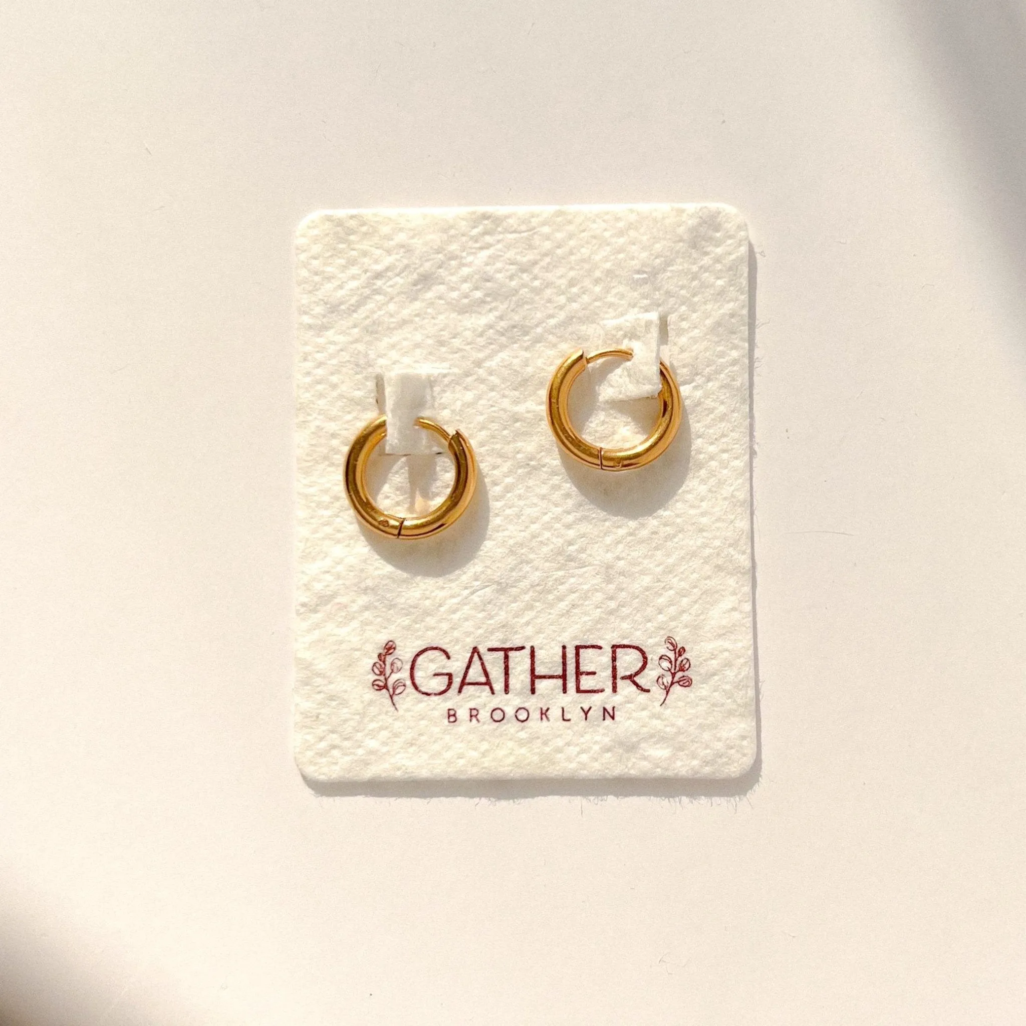 Minimalist Gold Hoop Earrings
