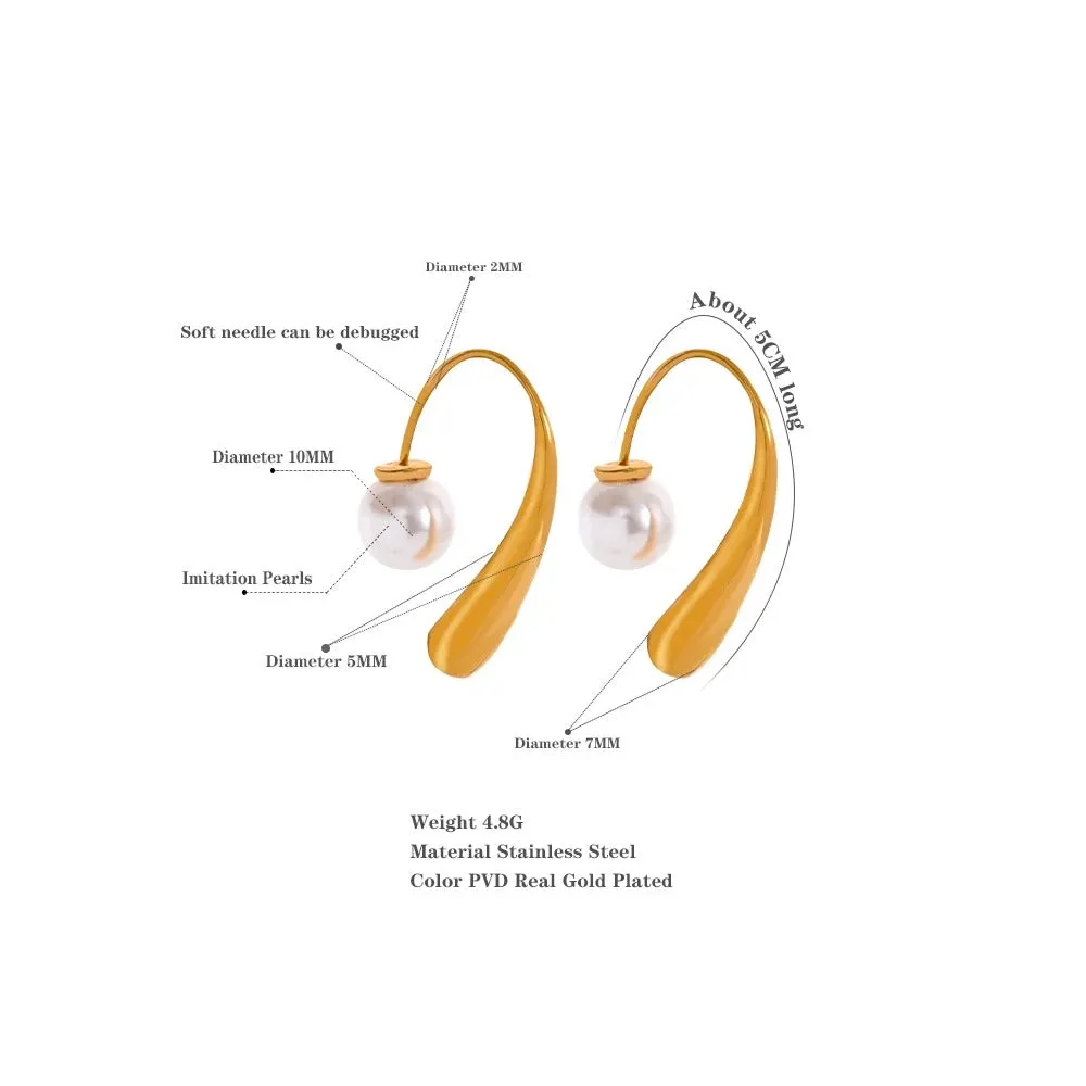 Minimalist Pearls Earrings