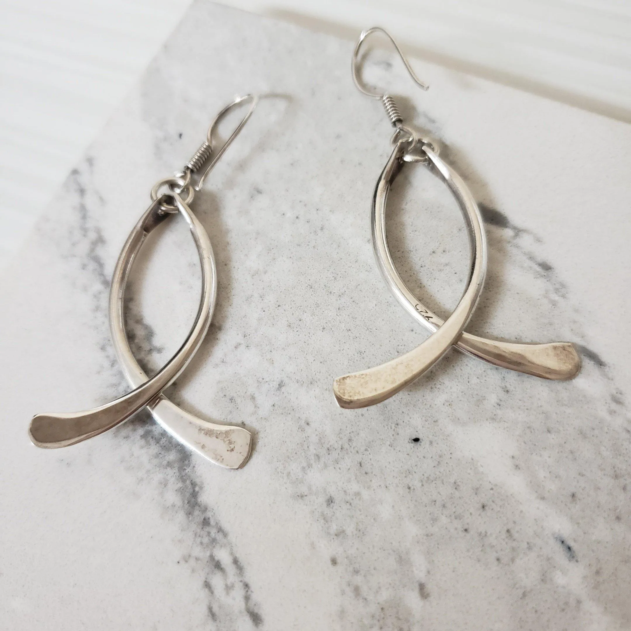 Minimalist Silver Earrings