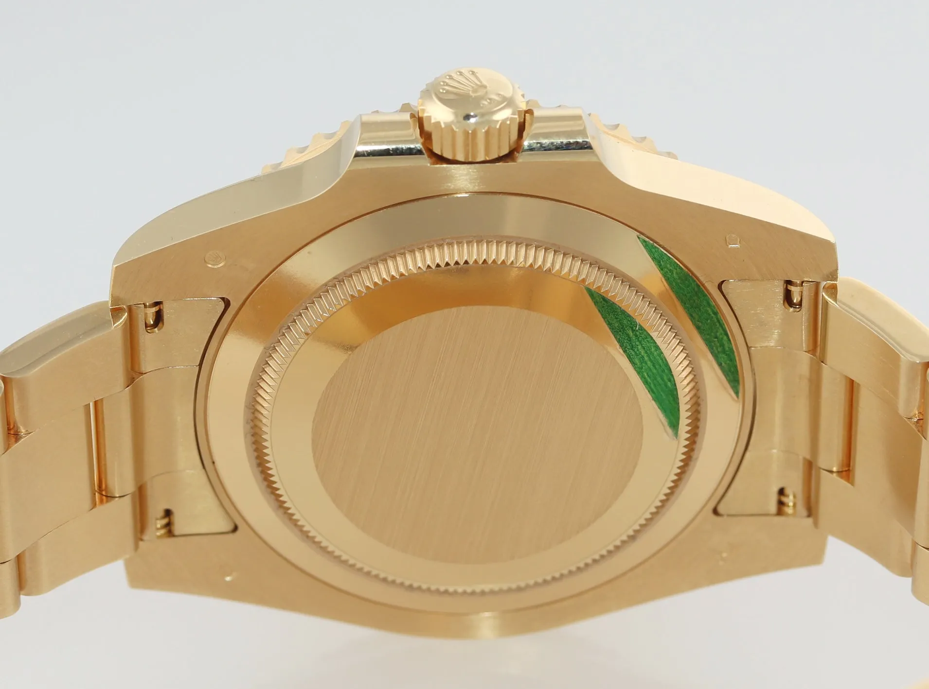 MINT 2018 PAPERS Rolex Sunburst Blue Ceramic 116618 18k Yellow Gold Watch Box