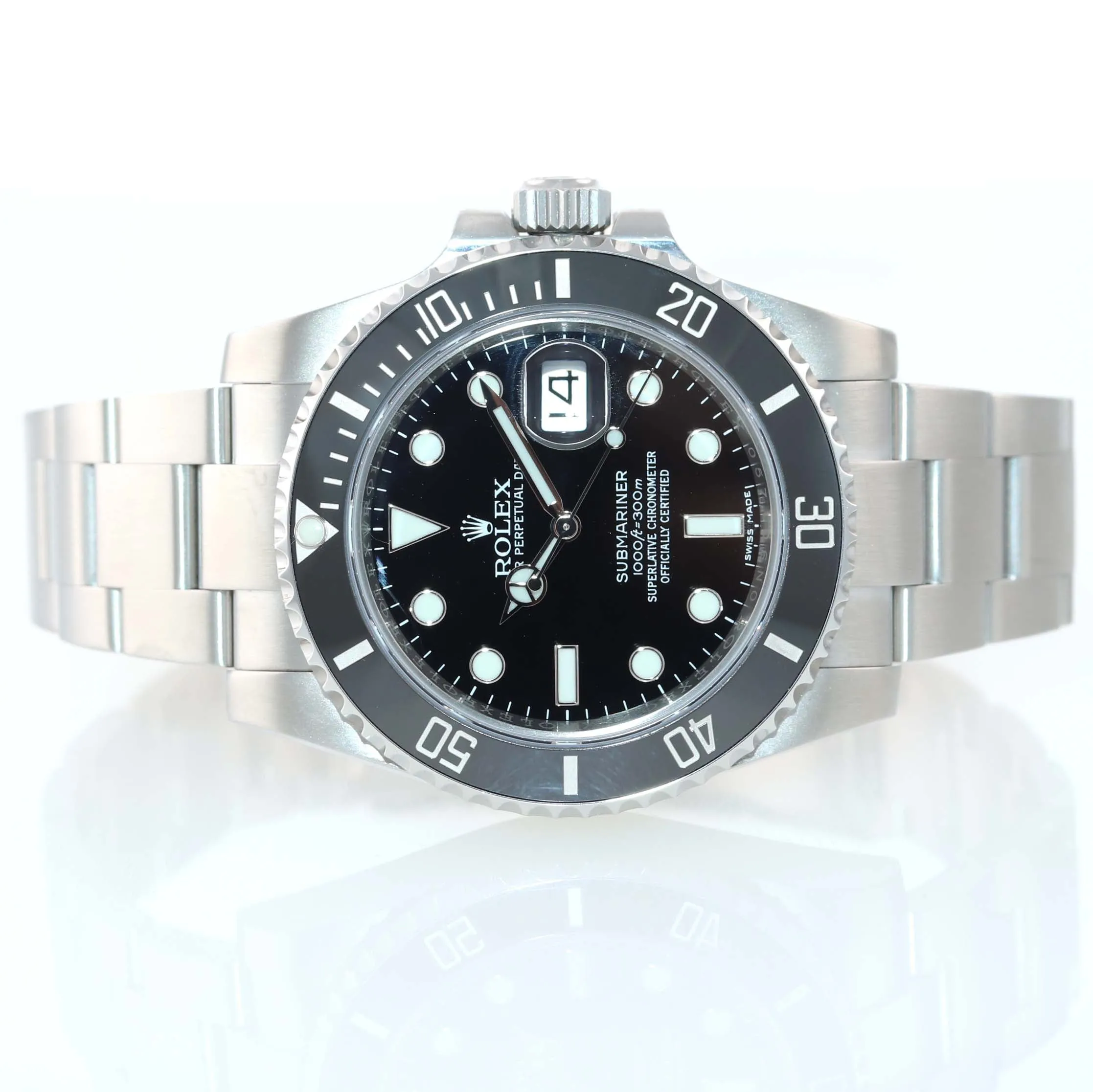 MINT 2018 Rolex Submariner Date 116610 Steel Black Dial Ceramic Bezel Watch Box