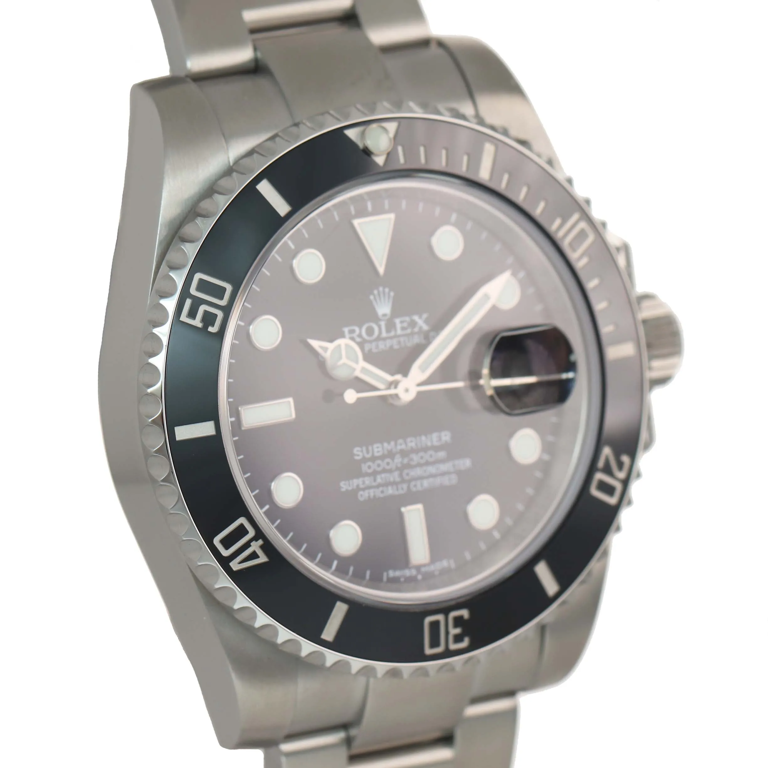 MINT 2018 Rolex Submariner Date 116610 Steel Black Dial Ceramic Bezel Watch Box