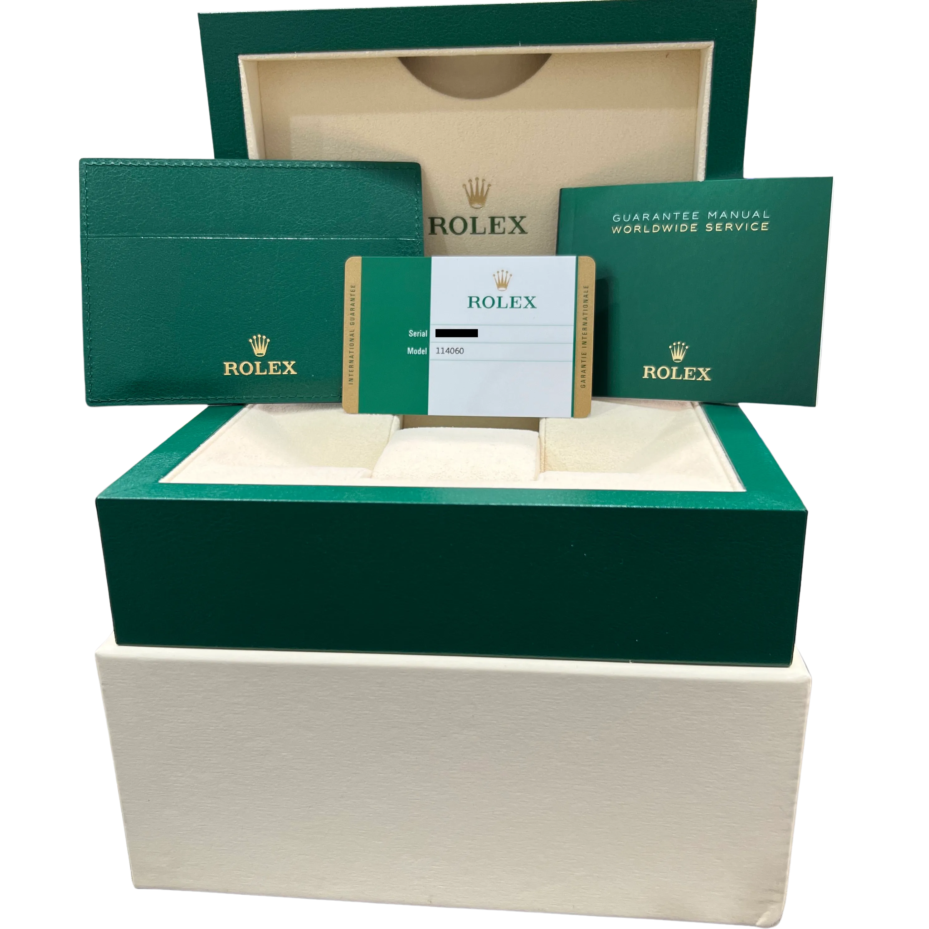 MINT 2019 PAPERS Rolex Submariner No-Date Ceramic 40mm Steel Watch 114060 BOX